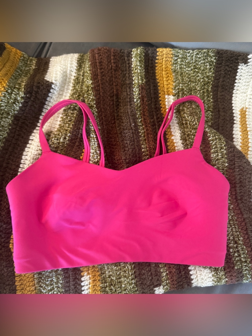all in motion Bright Pink Seamless Sports Bralette